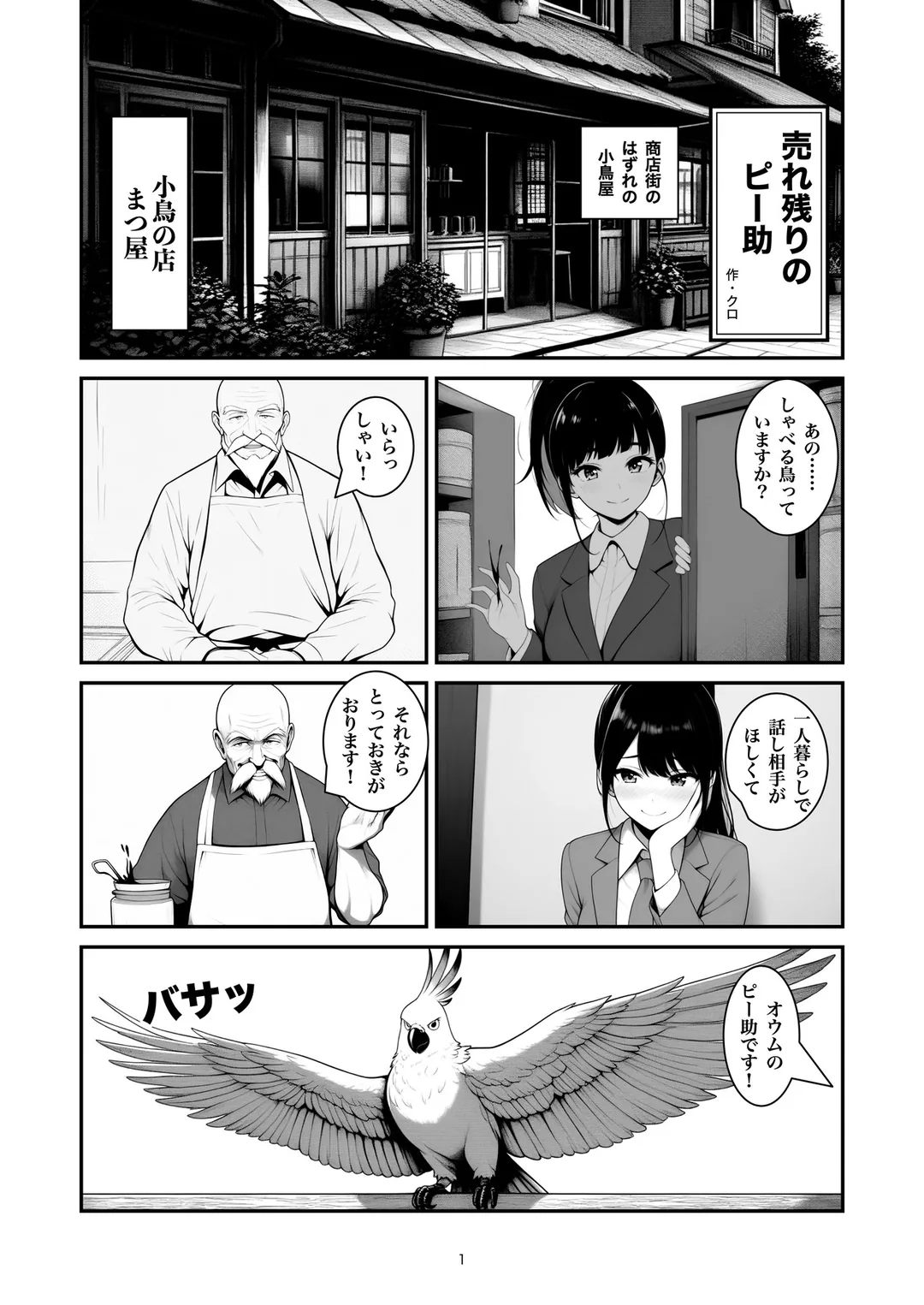 『売れ残りのピー助』1ページ目