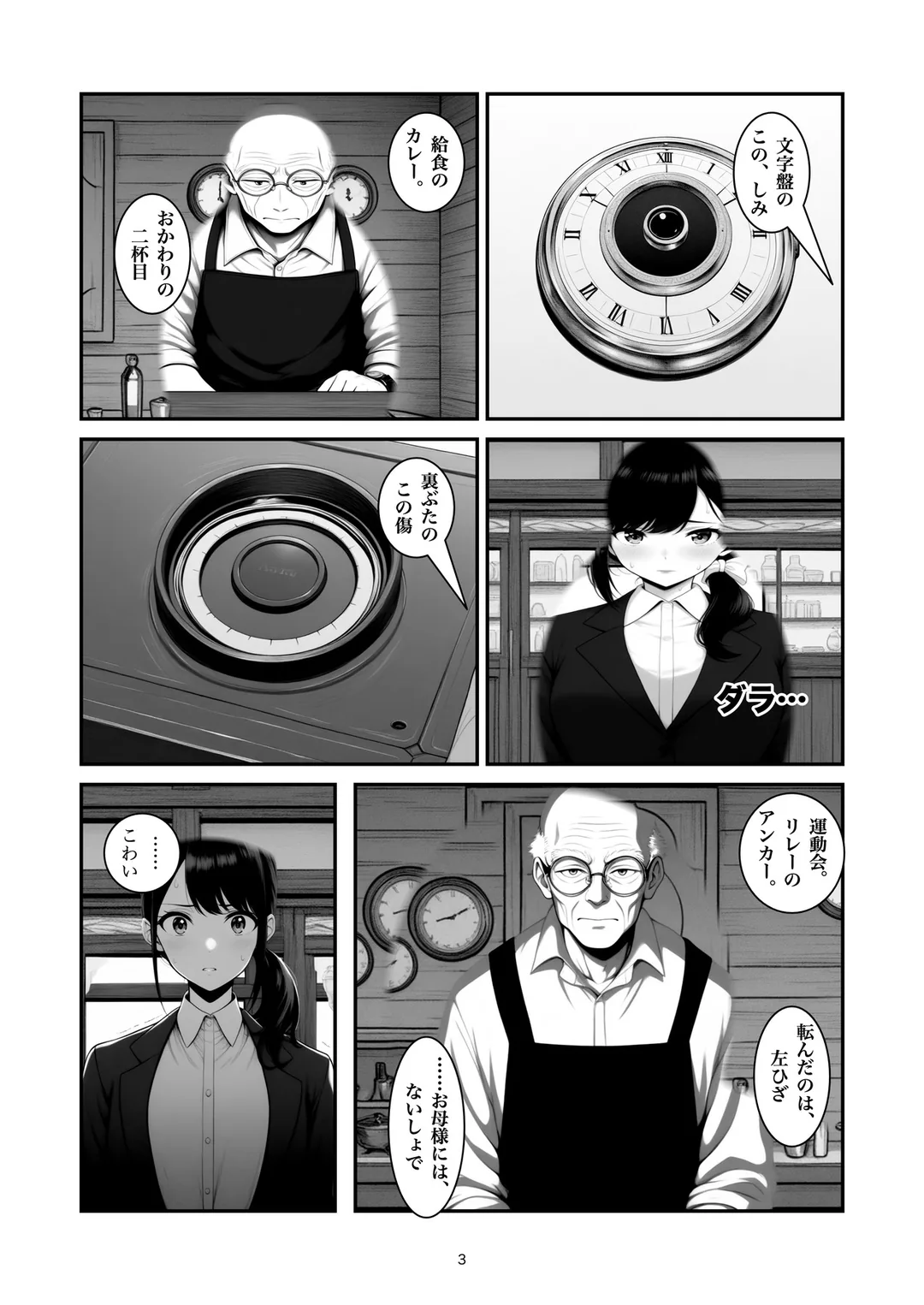 『電池交換だけで』3ページ目