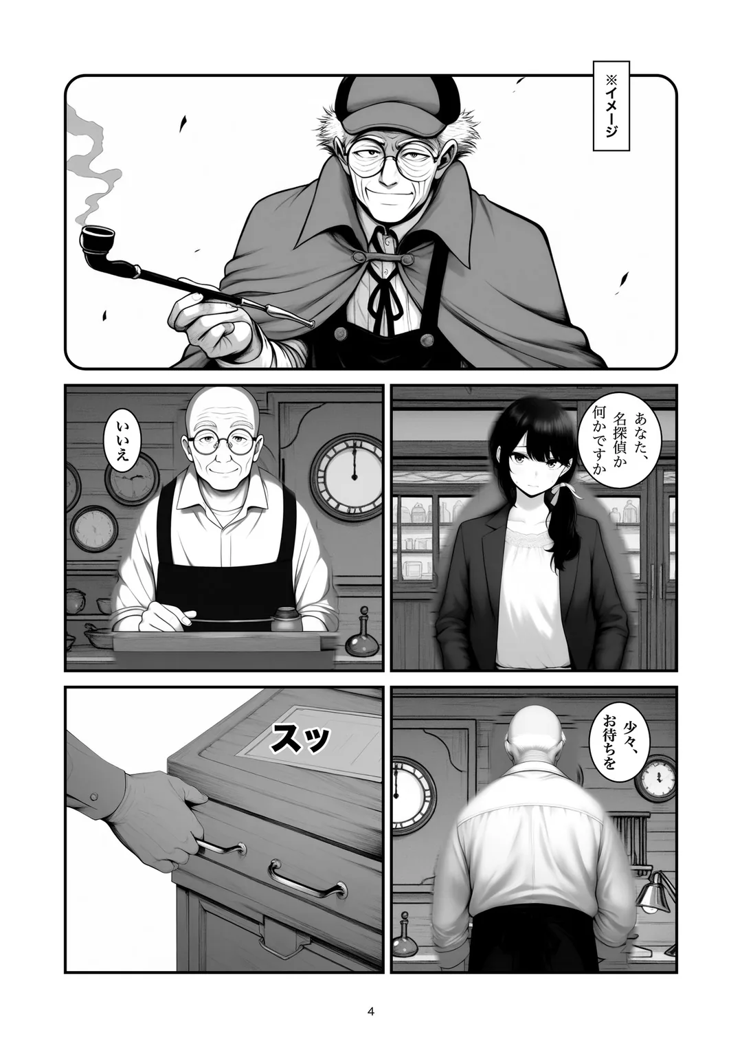 『電池交換だけで』4ページ目
