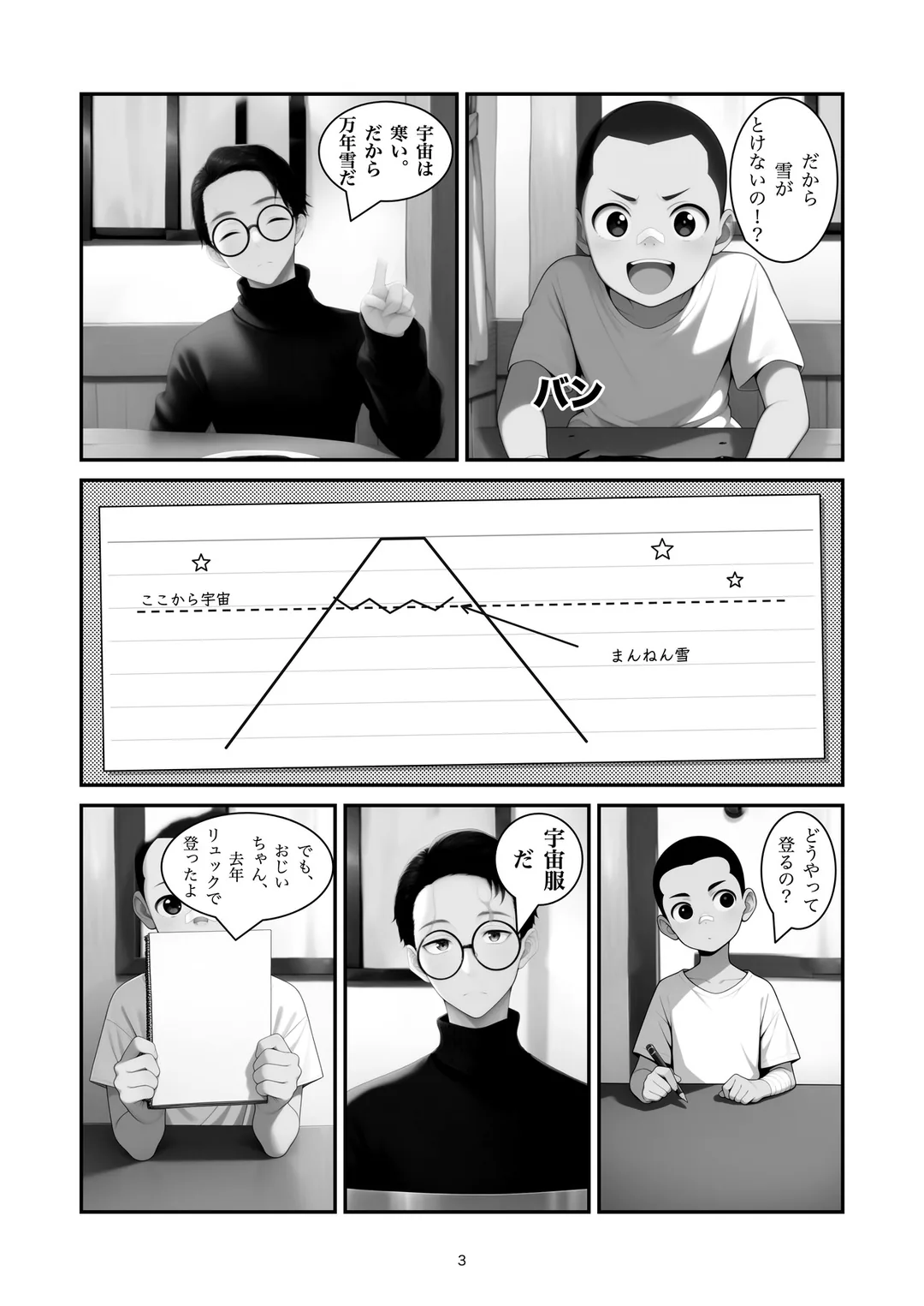 『三七七六』3ページ目