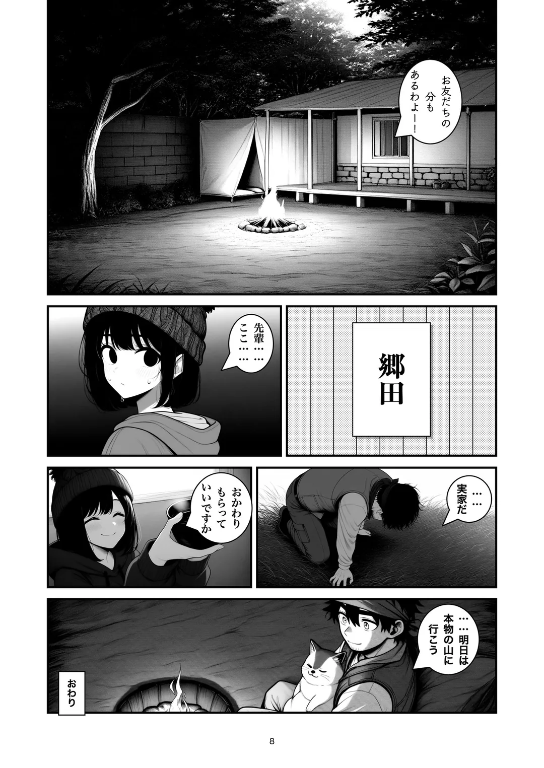 『郷田キャンプ場』8ページ目